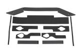 KIT VEDAÇÃO DA CABINE - BOBCAT - 7299457